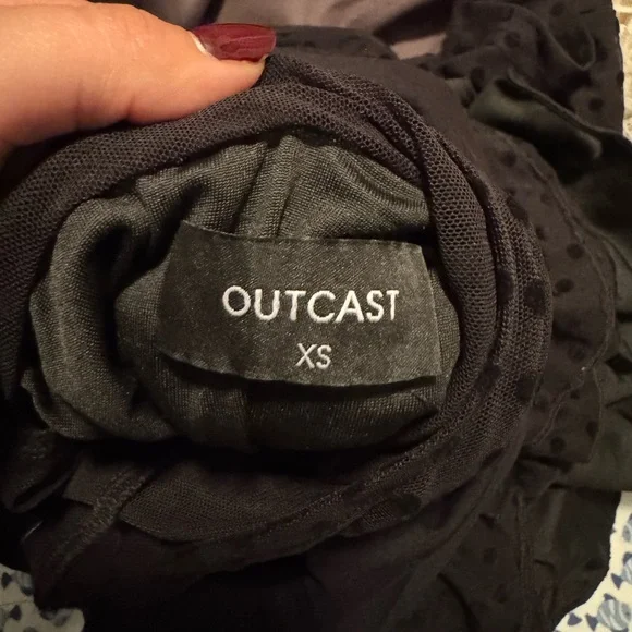 black mini outcast dress - Picture 4 of 4